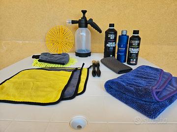 Kit completo di lavaggio auto - Car detailing.
