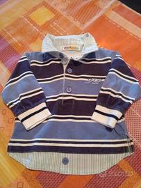 maglia polo maniche lunghe 3 mesi 