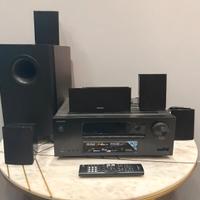 home cinema ONKYO HT-R395 + 5 casse e Subwoofer