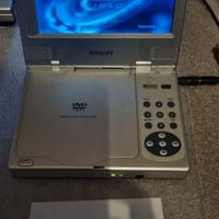 1234-Lettore DVD Portatile Philips PET705