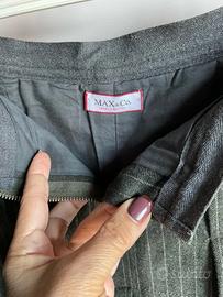 Gonna bermuda gessata grigia tg 44 MAX&CO