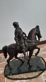 statua equestre Colleoni bronzo 