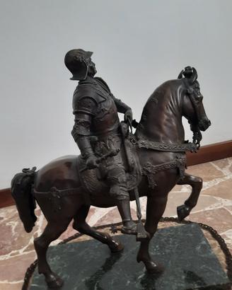statua equestre Colleoni bronzo 