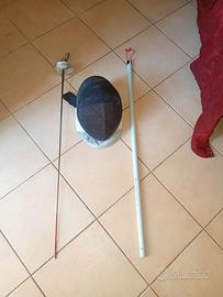 Scherma elmetto+spada