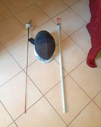 Scherma elmetto+spada