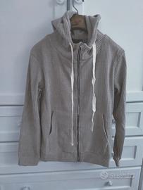 Tuta ragazzo a costine beige