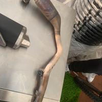 scarico completo con silenziatore + scarico dirett