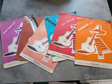 Spartiti Vintage per chitarra classica 