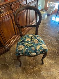 6 sedie in stile classico