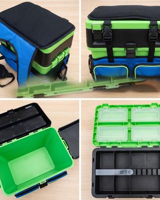 PORTA ZAINO AKAMI MG BAG + seat box MTB-101