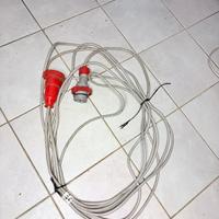 Prolunga trifase 380V + prese industriali 15 metri