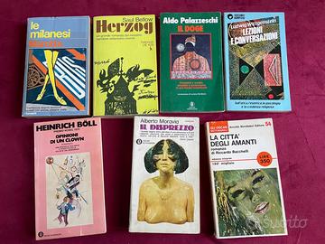 7 libri Moravia Bacchelli Marotta Boll Bellow Pala
