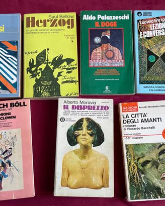 7 libri Moravia Bacchelli Marotta Boll Bellow Pala