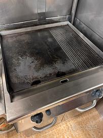 Piastra a gas ristorazione