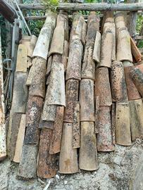 500 coppi antichi in terracotta tradizionale 