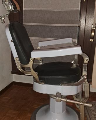 poltrona da barbiere vintage 