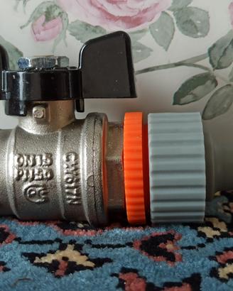 Valvola a sfera con maniglia a farfalla 1/2"