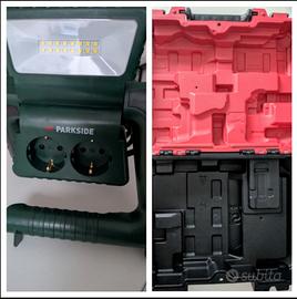 valigetta avvitatore faro lampada lavoro Parkside 