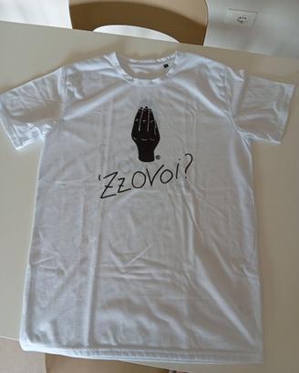 T shirt bianca nuova taglia M ironica