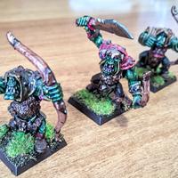 3 Arcieri Orchi metallo Orc Arrer Boyz Warhammer