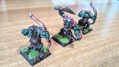 3 Arcieri Orchi metallo Orc Arrer Boyz Warhammer
