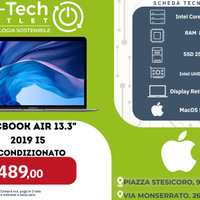 MacBook Air 13" 2019 i5 Ricondizionato Eccellente