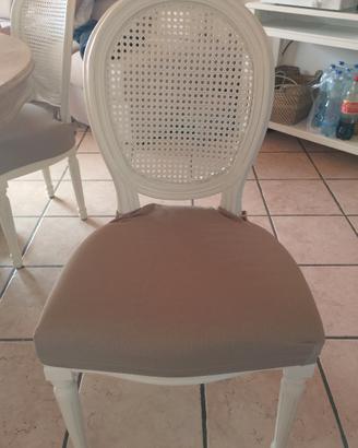 6 sedie legno 