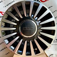 4 CERCHI IN LEGA ORIGINALI RAGGIO 15 FIAT 500