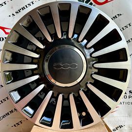 4 CERCHI IN LEGA ORIGINALI RAGGIO 15 FIAT 500