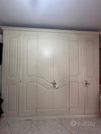 Armadio classico avorio 6 ante 
