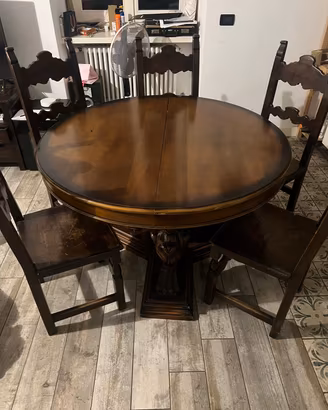 tavolo + sedie legno massello 