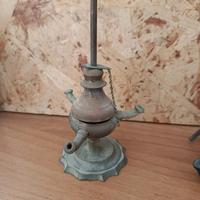 antiche lampade ad olio 