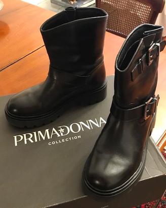 Stivaletti Biker Neri Primadonna Collection - N.36