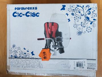 Parabrezza per bici a sgancio rapido