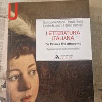 Letteratura Italiana. Dal '500 all'800.