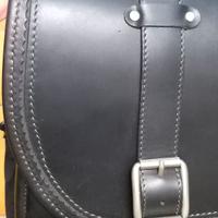 Borsa di cuoio di bufalo per Moto Custom