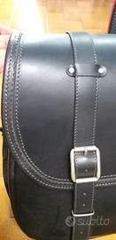 Borsa di cuoio di bufalo per Moto Custom