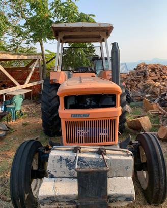 Fiat 1000 con trincia forestale di 2,2 metri