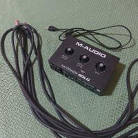 Scheda audio M audio track solo (+ cavo xlr 6m)