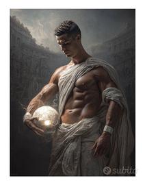 Stampa fine Art Giclee' Cristiano Ronaldo 