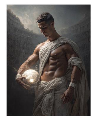 Stampa fine Art Giclee' Cristiano Ronaldo 
