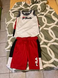 Completo Fila canotta e pantaloncino 13-15 anni