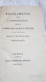 Regolamento per l'Amministrazione  1821 