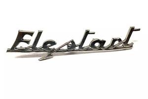 Scritta targhetta Vespa 50 posteriore "Elestart"