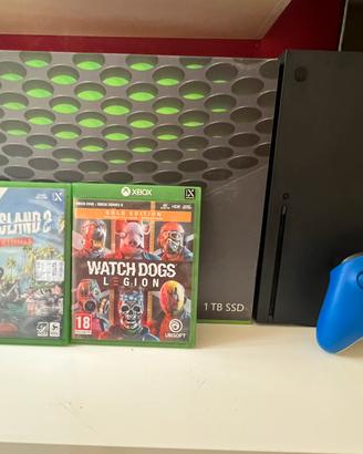 Xbox series X 1TB con scatola e giochi