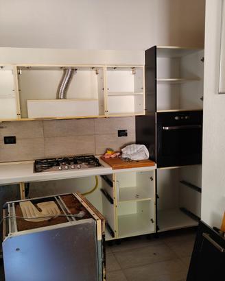 MOBILI CUCINA MODULARI con CAPPA INTEGRATA