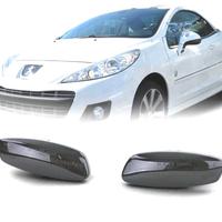 FRECCIE SPECCHIO PER PEUGEOT CITROEN LED NERO FUMÈ