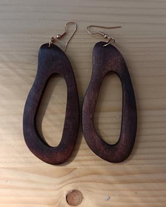ORECCHINI IN LEGNO 