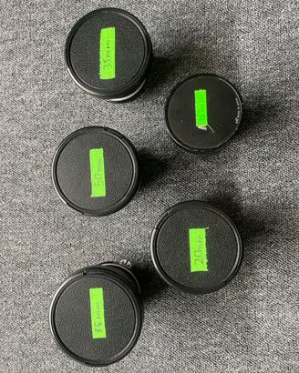 Set NIKON : 16 / 20 / 35 / 50 / 85 mm