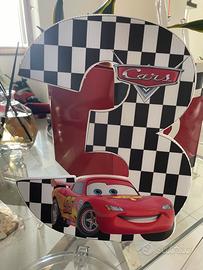 Allestimento festa di Compleanno tema Cars